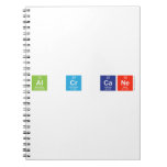 Al Cr Cane  Notebooks