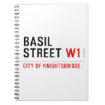 Basil Street  Notebooks