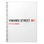 VINANDI STREET  Notebooks
