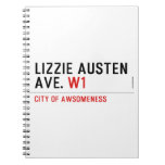 Lizzie Austen Ave.  Notebooks