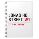 JONAS HO  STREET  Notebooks