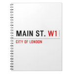 Main St.  Notebooks