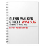 glenn walker street  Notebooks