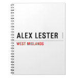 Alex Lester  Notebooks