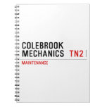 Colebrook Mechanics   Notebooks