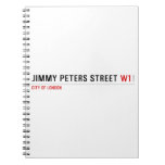 JIMMY PETERS Street  Notebooks