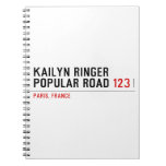 Kailyn ringer Popular road  Notebooks