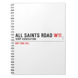 ALL SAINTS ROAD  Notebooks