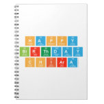 happy
 birthday
 Chiara  Notebooks