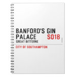Banford's Gin  Palace  Notebooks