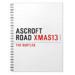 ASCROFT ROAD  Notebooks