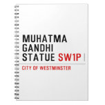 muhatma gandhi statue  Notebooks