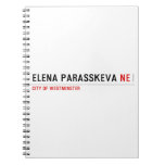 ELENA PARASSKEVA  Notebooks