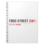 Food street  Notebooks