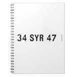 34 SYR 47  Notebooks