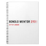 Bonolo Mentor  Notebooks