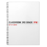 Classroom 3rd grade  Notebooks