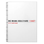 Big Mama Boulevard   Notebooks