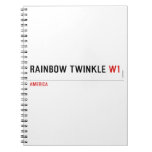 rainbow twinkle  Notebooks