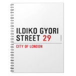 Ildiko Gyori Street  Notebooks