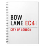 Bow Lane  Notebooks