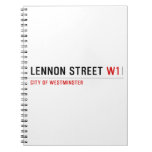 Lennon Street  Notebooks