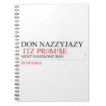 Don Nazzyjazy   Notebooks