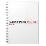 Habibah Rashid  Notebooks