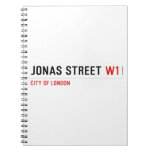JONAS STREET  Notebooks