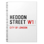 HEDDON STREET  Notebooks