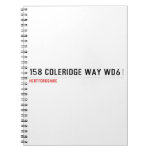158 Coleridge Way  Notebooks