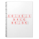 Periodic
 Table
 Writer  Notebooks