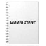 Jammer Street  Notebooks