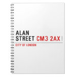 Alan  Street  Notebooks