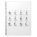 Heavy
 Fukn
 Metal  Notebooks