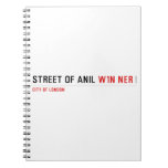 Street of anil  Notebooks