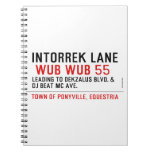 Intorrek Lane   Notebooks