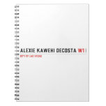 alexie kawehi decosta  Notebooks