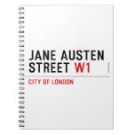 Jane Austen Street  Notebooks