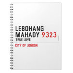 LEBOHANG MAHADY  Notebooks
