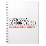 COCA-COLA LONDON EYE  Notebooks