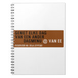 Geniet elke dag van een ander         dagmenu  Notebooks