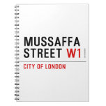 Mussaffa Street  Notebooks