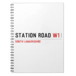 station road  Notebooks