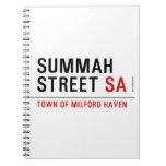 Summah Street  Notebooks