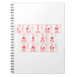 Leilani
 Alsun 
 Wallace  Notebooks