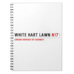 white hart lawn  Notebooks