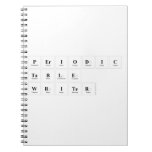 Periodic
 Table
 Writer  Notebooks