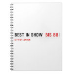 Best In Show   Notebooks