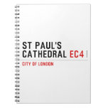 ST PAUL'S CATHEDRAL  Notebooks